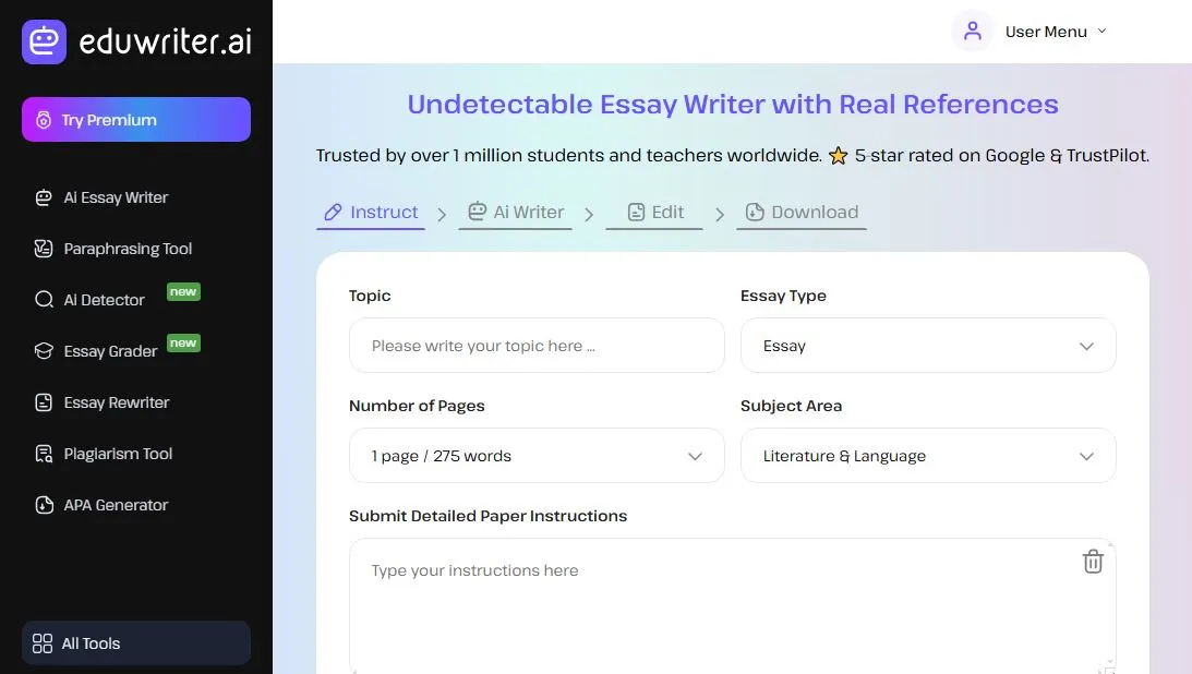 EduWriter AI Logo